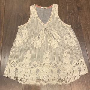 Lace tank